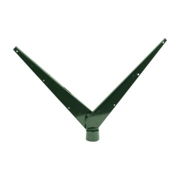 Bavolet pro sloupky o průměr u 48 mm, oboustranný - poplastovaný (Zn + PVC)