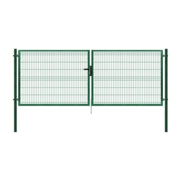 Dvoukřídlá brána PILOFOR® poplastovaná (Zn + PVC) - rozměr 4118 × 1045 mm