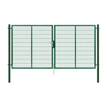 Dvoukřídlá brána PILOFOR® SUPER poplastovaná (Zn + PVC) - rozměr 4110 × 1780 mm