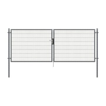 Dvoukřídlá brána PILOFOR® SUPER pozinkovaná (Zn) - rozměr 4090 × 1380 mm