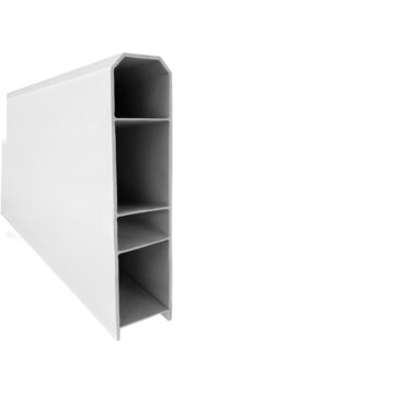 Hladká podhrabová deska PILHRAB PVC, 2450/200/50 mm
