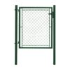 Jednokřídlá branka IDEAL® poplastovaná (Zn + PVC) - rozměr 1085 × 1550 mm