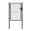 Jednokřídlá branka PILOFOR® poplastovaná (Zn + PVC) - rozměr 1094 × 1545 mm, barva antracit