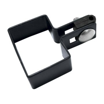 Objímka na sloupek 60 × 40 mm koncová, antracit (RAL 7016)