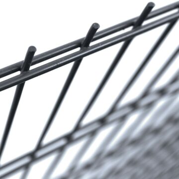 Svařovaný panel PILOFOR® SUPER poplastovaný (Zn + PVC) 2500 × 2230 mm - výška 223 cm, barva antracit (RAL 7016)
