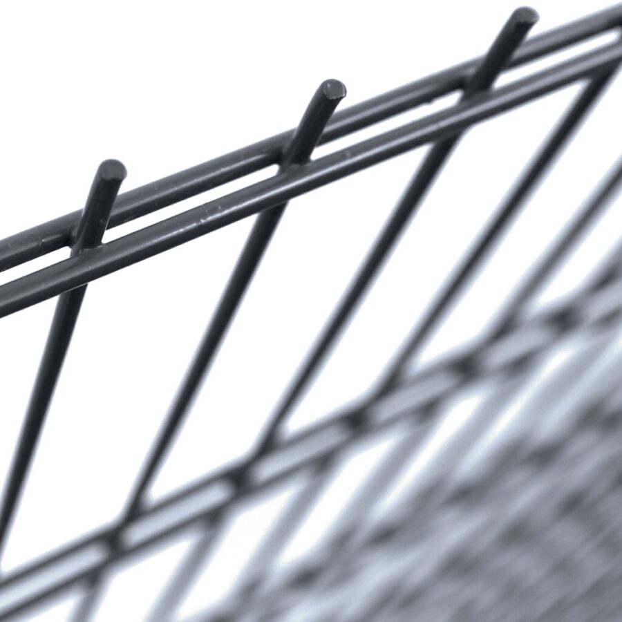 Svařovaný panel PILOFOR® SUPER poplastovaný (Zn + PVC) 2500 ×1830 mm - výška 183 cm, barva antracit (RAL 7016)